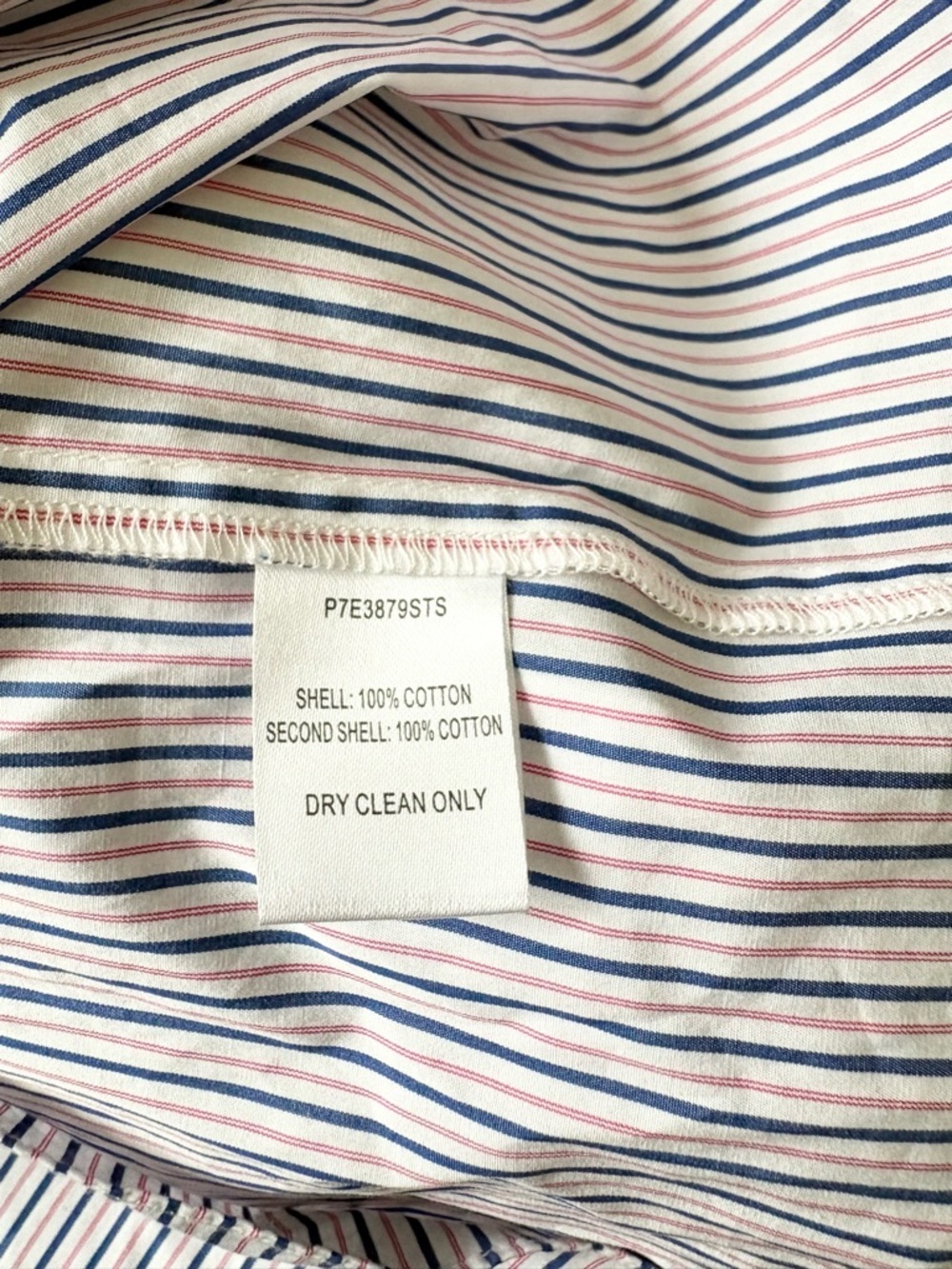 Parker Largo Striped Off Shoulder Blouse in Pink, White & Blue - Picture 8 of 9